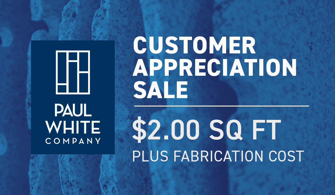Paul White Company Announces Customer Appreciation Winter Sale!